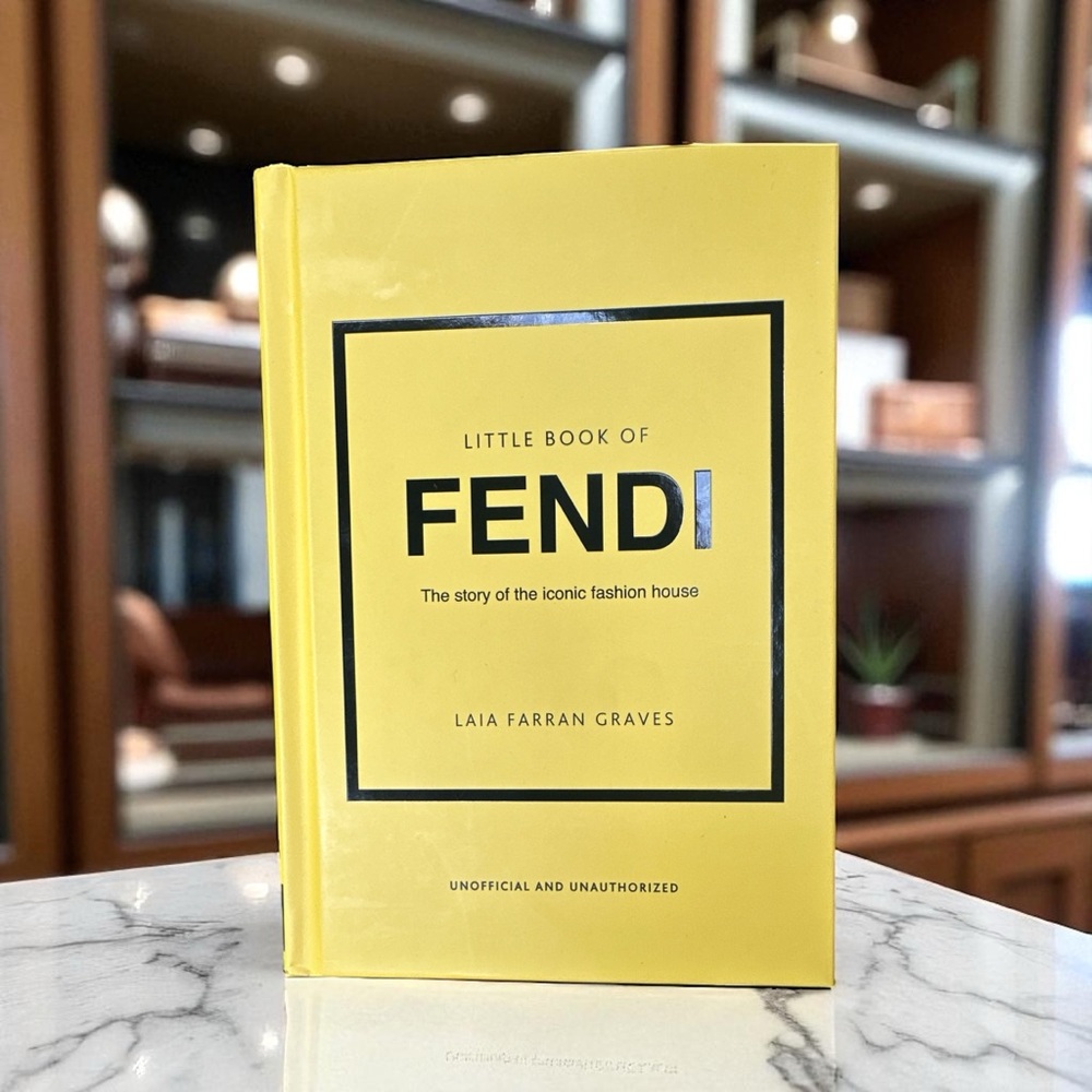 Fendi Little Book in Bright Yellow